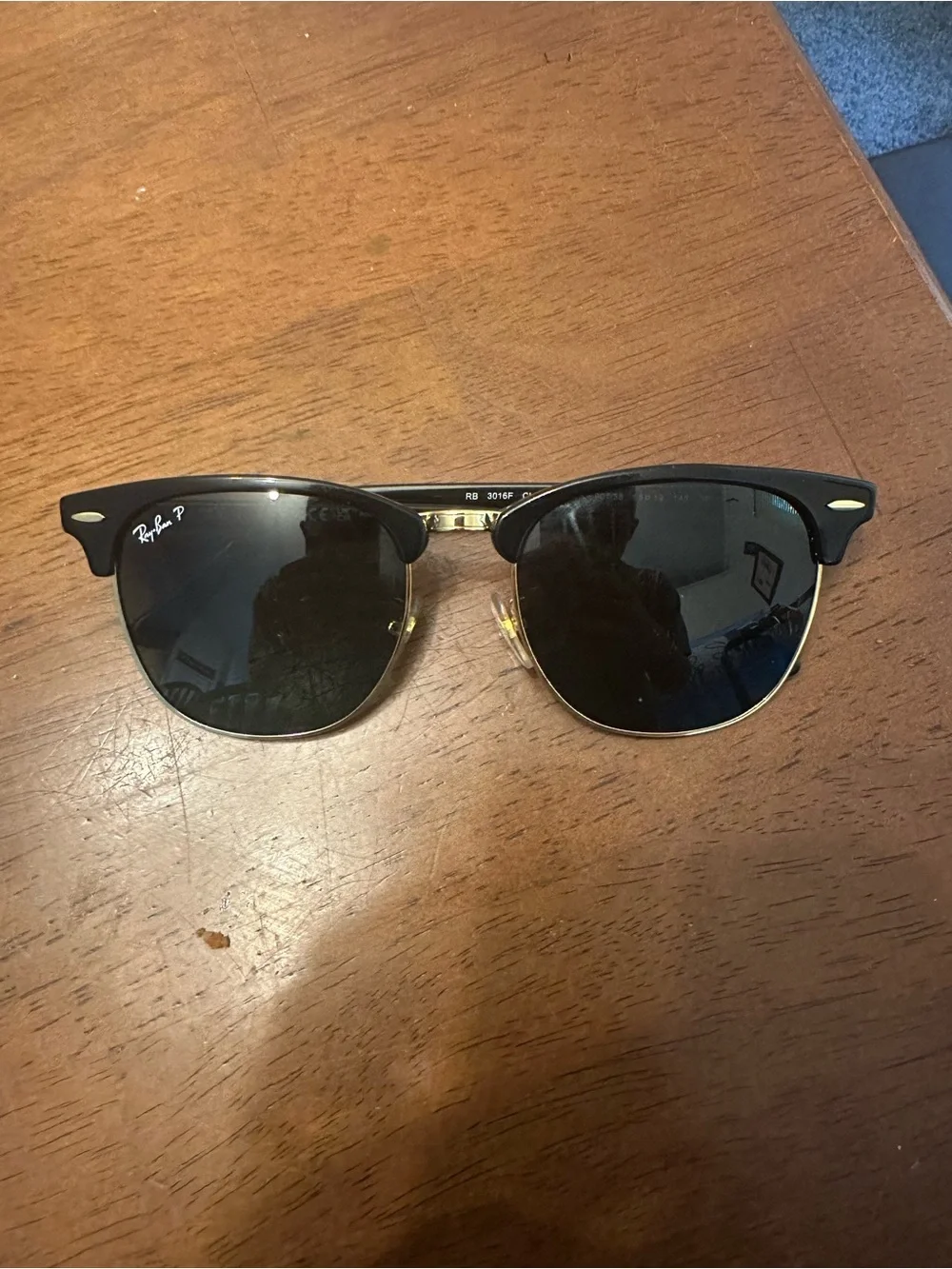 Polarized Clubmaster Classic RayBan sunglasses
